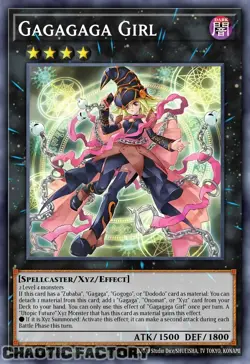 YUGIOH DUAD-EN043 Gagagaga Girl Starlight Rare 1st Edition NM - Image 1