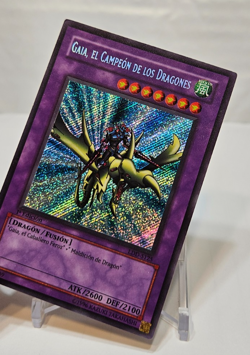 SPANISH Gaia The Dragon Champion LDD-S125 LOB-125 1st Edition Secret Yugioh 7944 - Image 4
