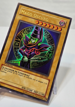 SPANISH Dark Magician LDD-S005 LOB Ultra Rare 1st Edition Yugioh 7941 - Image 4