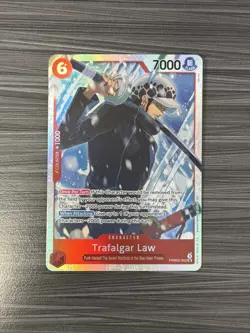 One Piece The Best Vol. 2 #PRB02-002 Super Rare Holo TCG Trafalgar Law - Image 1