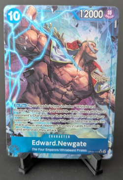 Edward Newgate OP08-043 Alt Art Two Legends One Piece English NM - Image 1