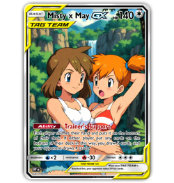 Beautiful Waifu Card - Goddess ACG Custom DIY Fan Art Card - Image 1