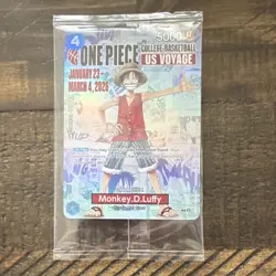 2026 One Piece Card Monkey D. Luffy US Voyage College Basketball - Image 1
