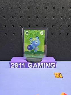 IONE LONE # 434 Animal Crossing Amiibo Card SERIES 5 MINT NEVER SCANNED! - Image 1