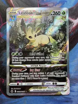 Leafeon VSTAR Crown Zenith Galarian Gallery Ultra Rare Card GG35/GG70 - Image 1