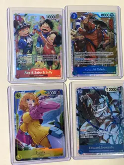 One Piece tcg : Lot Of 4 Cards - Image 1