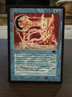 Transmute Artifact MTG: Magic The Gathering Antiquities Looks Great Crease Back - Image 1