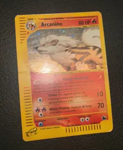 Pokemon Card-Arcanine-Skyridge-Holo-H2/H32-Rare-ENG-PL - Image 1