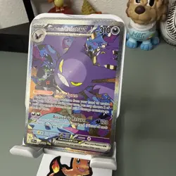 Pokemon Team Rockets Crobat EX SIR Holo Card 234/182 Destined Rivals NM - Image 2