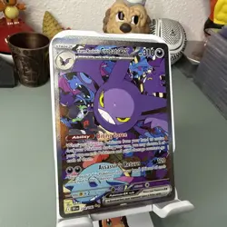 Pokemon Team Rockets Crobat EX SIR Holo Card 234/182 Destined Rivals NM - Image 3