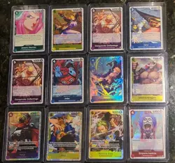 One Piece Tcg Card Lot of 12 Full Art - Image 1