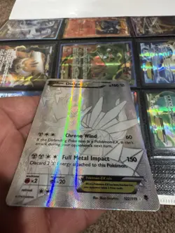 Pokemon TCG Dialga EX Full Art 122/119 Secret Rare Card XY Phantom Forces - Image 3