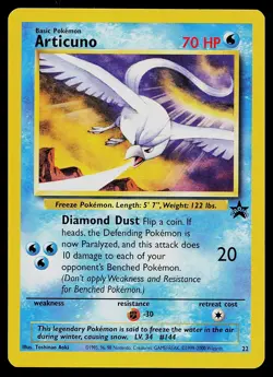 Pokemon Card - Articuno WOTC Black Star Promo 22 - Image 1
