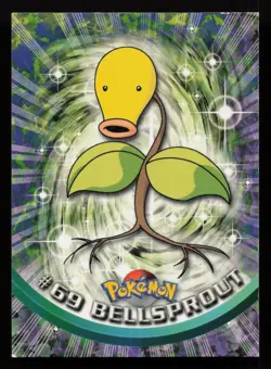 1999 Topps Pokemon TV animation Series 1 - BELLSPROUT - card no. 69 - Image 1