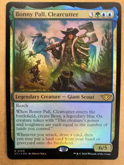MTG 1x FOIL Bonny Pall, Clearcutter 196 Outlaws of Thunder Junction Magic x1 NM - Image 1