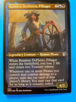 MTG 1x ETCHED Ramirez DePietro, Pillager 60 Dominaria Magic the Gathering x1 NM - Image 1