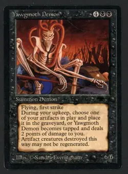 ***Yawgmoth Demon*** MTG Antiquities Magic Kid Icarus - Image 1
