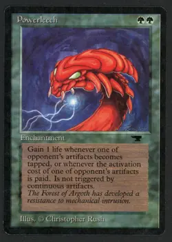 ***Powerleech*** MTG Antiquities Magic Kid Icarus - Image 1