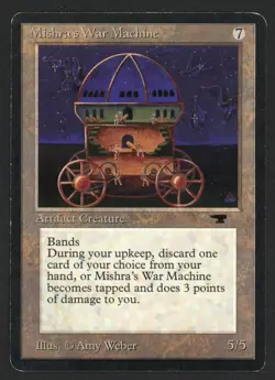 ***Mishra's War Machine*** MTG Antiquities Magic Kid Icarus - Image 1