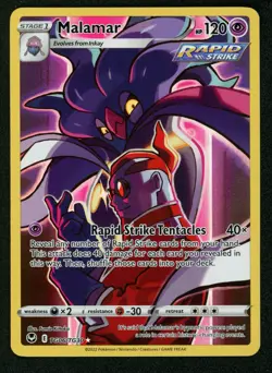 Pokemon Malamar TG06/TG30 Swsh12: Silver Tempest Trainer Gallery Holo NM - Image 1