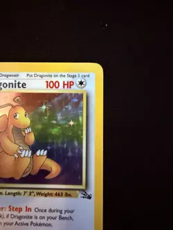 1999 Dragonite 4/62 *1st Edition* Fossil Holo Rare - Vintage Pokemon TCG NM/LP - Image 4