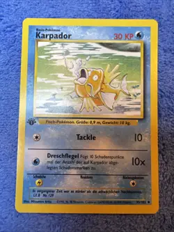 Pokemon 1st Edition German Base Set Magikarp (Karpador) - Image 1