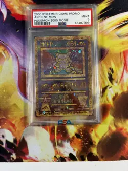 2000 Pokemon Game Promo Ancient Mew Pokemon 2000 movie Mint PSA 9 - Image 1