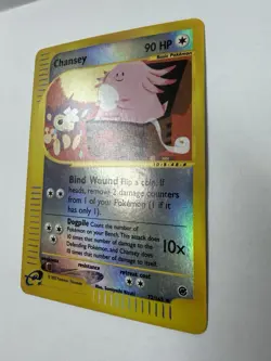 Pokemon Chansey 90 HP Expedition Base Set 72/165 Reverse Holo Uncommon 2002 - Image 4