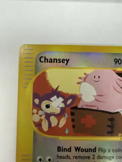 Pokemon Chansey 90 HP Expedition Base Set 72/165 Reverse Holo Uncommon 2002 - Image 5