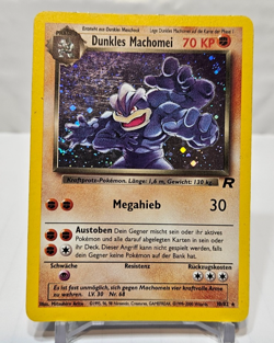 GERMAN Dark Machamp 10/82 Holo Rare Unlimited Team Rocket Pokemon 197 - Image 1