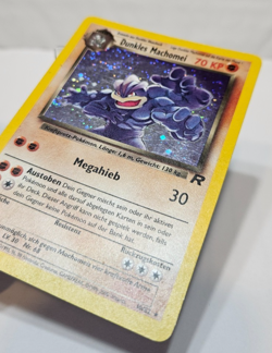 GERMAN Dark Machamp 10/82 Holo Rare Unlimited Team Rocket Pokemon 197 - Image 2