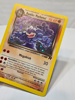 GERMAN Dark Machamp 10/82 Holo Rare Unlimited Team Rocket Pokemon 197 - Image 4