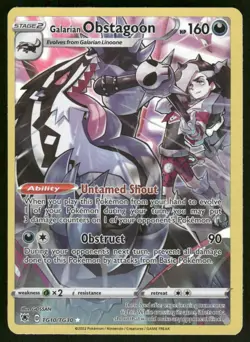 Pokemon Cards Galarian Obstagoon TG10/TG30 Astral Radiance Trainer Gallery NM - Image 1