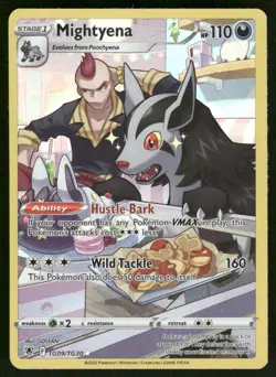 Pokemon Cards Mightyena TG09/TG30 Astral Radiance Trainer Gallery Holo NM - Image 1