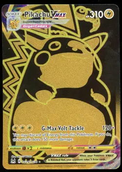 Pokemon TCG Pikachu VMAX Secret Rare TG29/TG30 Lost Origin NM - Image 1