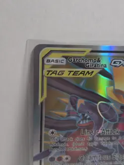 *TAG TEAM ULTRA RARE* Pokemon Garchomp & Giratina GX 228/236 Holo - Image 2