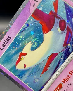 Latias 139 *NICE SWIRL* Cosmos Holo Rare Black Star Promo Pokemon TCG NM/M - Image 3