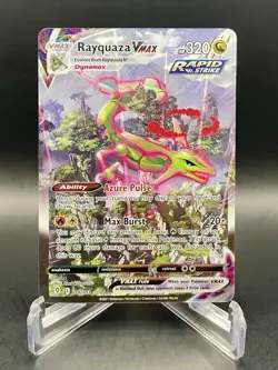 Rayquaza VMAX 218/203 Evolving Skies Alternate Art Secret Rare Pokemon TCG NM/M - Image 1