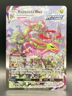 Rayquaza VMAX 218/203 Evolving Skies Alternate Art Secret Rare Pokemon TCG NM/M - Image 5
