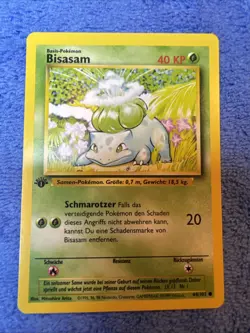 Pokemon 1st Edition German Base Set Bulbasaur (Bisasam) - Image 1