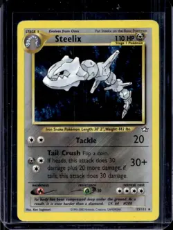 2000 Pokemon Neo Genesis Steelix Holo #15/111 - Image 1