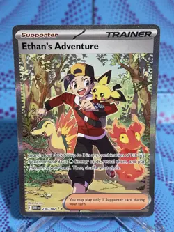 Ethans Adventure - Special Illustration Rare Holo - DR 236/182 - Pokemon TCG NM - Image 1