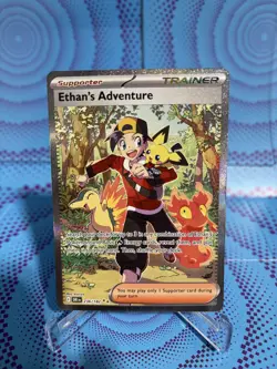 Ethans Adventure - Special Illustration Rare Holo - DR 236/182 - Pokemon TCG NM - Image 4