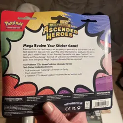 Pokemon Ascended Heroes Tech Sticker Pack Charmander IN HAND ✅ - Image 2