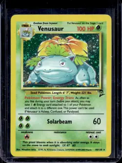 2000 Pokemon Set 2 Venusaur Holo #18/130 - Image 1