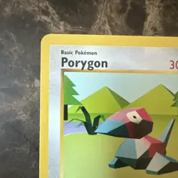 Pokemon TCG Porygon Base Set Shadowless 39/102 Regular 1999 LP Uncommon Basic - Image 3