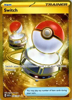 Pokemon TCG Switch 206/165 Sv: Scarlet & Violet 151 Holo NM (SKU 1-2) - Image 1