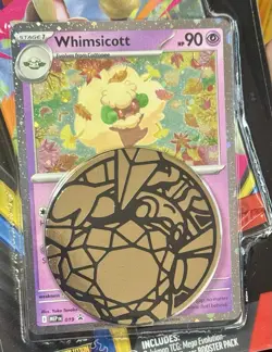 Pokemon TCG: Mega Evolution Phantasmal Flames Checklane Blister Pack: Whimsicott - Image 4