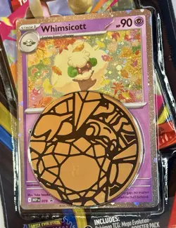 Pokemon TCG: Mega Evolution Phantasmal Flames Checklane Blister Pack: Whimsicott - Image 5
