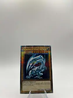 QCR Blue-Eyes White Dragon Quarter Century Secret Rare Yugioh NM MP24-EN001 - Image 1